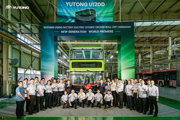 Yutongs nye generation af U12DD batteridrevet dobbelt-decker imponerer publikum!